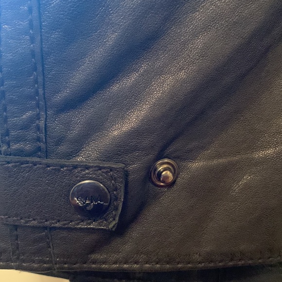 SAM. Leather jacket used couple of times looks like new size L beautiful leather - Picture 10 of 16